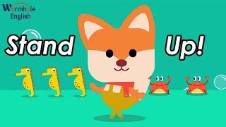 Can You Stand Up?  | Action Song | Wormhole Learning - Songs For Kids