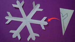 How to make paper Snowflake | Paper Tutorial Ideas | DIY.