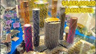 🟡(MUST SEE) HIGH RISK COIN PUSHER $2,000,000 BUY IN! WON OVER $4,885,000.00! (MEGA JACKPOT)