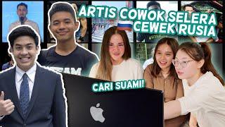 REAKSI CEWEK RUSIA LIHAT ARTIS COWOK INDONESIA