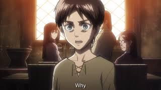 Armin notices that Eren has changed about the Outside World S1-S3