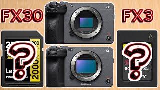 Best Memory Cards for Sony FX30 & FX3 Video – BEST SD Cards & CFexpress Type A Cards for 4K Video