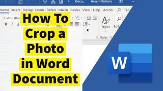 How to Crop Image in Microsoft Word Document