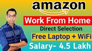 Amazon Work From Home Job | Amazon Recruitment 2024 | Amazon Job 2024 | Freshers Jobs in Oct 2024