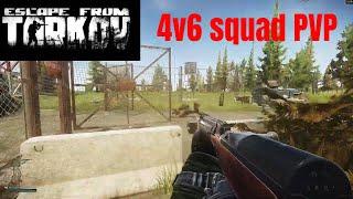 4v6 At Weather Station - Escape From Tarkov Squad PVP Gameplay - Tarkov Teamwork #30