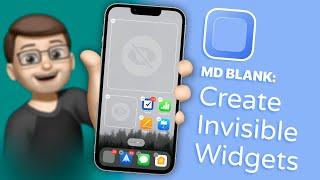 Create Invisible Widgets to place your App Icons anywhere