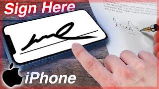How To Sign Documents With The iPhone and How To Sign PDF On iPhone