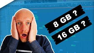 How much RAM memory do you REALLY need for music production