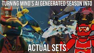 Turning Bricks By Mind's AI generated 2023 Ninjago season into actual sets