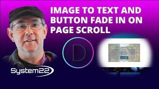 Divi Theme Image To Text And Button Fade In On Page Scroll 