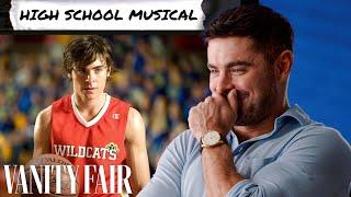 Zac Efron Rewatches High School Musical, Neighbors, The Greatest Showman & More | Vanity Fair