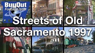 1997 Streets of Old Sacramento - A Colorful Journey Through Time