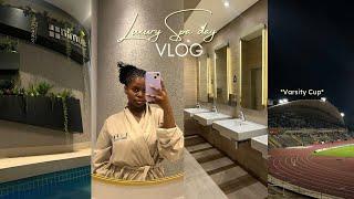 Vlog: Spa day‍️, hair & nail maintenance, Varsity Cup & New study setup.