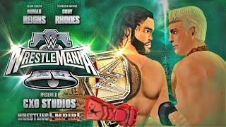 Cody Rhodes Finishes the story at WrestleMania 40! Wrestling Empire remake by @cxgstudios