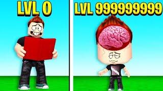 OD 0 IQ DO NAJMĄDRZEJSZEGO CZŁOWIEKA 999999 IQ w ROBLOX! (Roblox Brain Simulator)