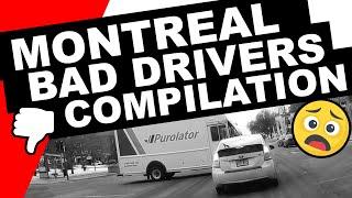 Montreal Bad Drivers Compilation: SUVs, trucks, cyclists, pedestrians and more SUVs!