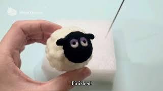 Wool Queen Lazy Sheep Needle Felting Kit Video Tutorials