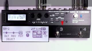 MS-3 Quick Start Chapter5: Switching the Amp Channel