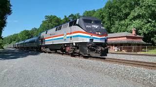 Amtrak Eastbound Lake Shore Limited & New York Central Hickory Creek