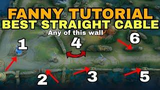 FANNY TUTORIAL 101: FANNY BEST STRAIGHT CABLE FROM BASE TO BOTTOM LANE | MLBB