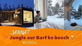 Luxurious Forest Glamping (PART-1)| Winter Glamping in Russia | Ufa Russia | Hindi Vlog Russia |