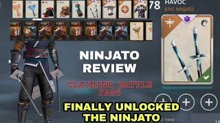 SHADOW FIGHT 3 : Finally got the NINJATO | Set Review | Claiming Battle Pass