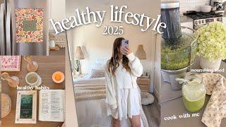 starting the new year right!  at home workout, healthy food & habits, +grocery haul