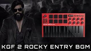 KGF Chapter 2 - Rocky Entry BGM | Akai MPK Mini Cover | FL Studio Mobile | Nadh Brothers