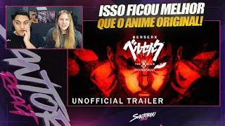 TRAILER | BERSERK: THE BLACK SWORDSMAN - 2025 𒉭 (Studio ECLYPSE) - REACT EM CASAL