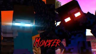 "Monster" - A Minecraft music video (Herobrine Montage) @sashamtanimations3761