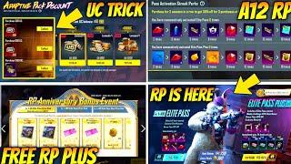 BGMI CHEAP UC UP TRICK | GET FREE A12 ROYAL PASS | ROYAL PASS A12 1 TO 100 REWARDS | FREE UC TRICK