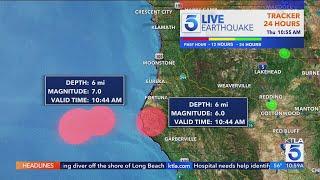 Magnitude 7.0 earthquake hits Northern California