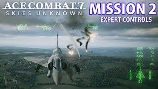 Ace Combat 7 Playthrough | Mission 2 | Charge the Enemy (Expert Controls)