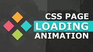 CSS Page Loading Animation Effects - Tutorial