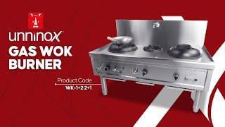 Unninox Gas Wok Burner/ Product Code: WK-1+2 2+1