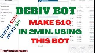 Deriv Bot: NOT More Than 1 Loss in a Row