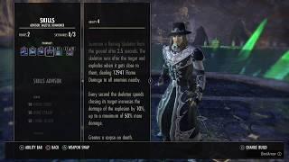 ESO - Magicka Necromancer DPS build for Greymoor