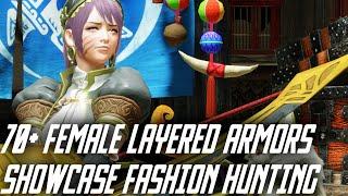 70+ Female Layered Armors You MUST HAVE - Best Fashion Sets | MHRise Sunbreak