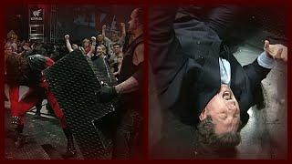 The Undertaker & Kane Break Mr. McMahon's Leg w/ Steel Steps! 9/28/98 (2/2)