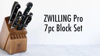 ZWILLING Pro 7-pc Knife Block Set