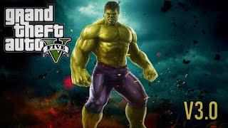 HULK Smash! | The Incredible Hulk In GTA 5 | HULK Mod V3.0 | Pc 2023