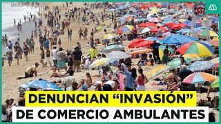 Comercio ambulante en playas de El Quisco: Denuncian "invasión" de vendedores en balnearios