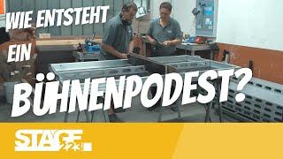 Wie entsteht ein Bühnenpodest? | stage223 on Tour #1 bei Mott Mobile Systeme