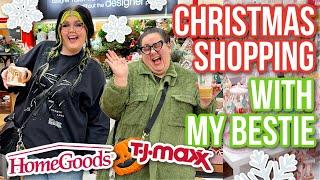 DAILY VLOG: CHRISTMAS SHOPPING WITH MY BESTIE AT HOMEGOODS & TJMAXX | FEAT DOSSIER