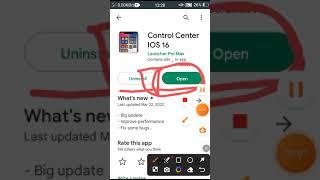 how to change android control center to ios control center #android#phone#mobile#viral#shorts