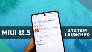 MIUI 12.5 New Stable System Launcher Update | Miui 12 Launcher Update Download