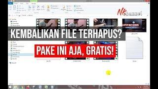 Cara mengembalikan file yang hilang di flashdisk | Recovery file yang terhapus