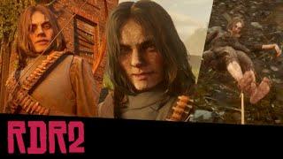 RDR2 Mud Drag Brawl- Hunting Outfit - PVP Gameplay - Fist Fight Combat Catfight beatdown ryona