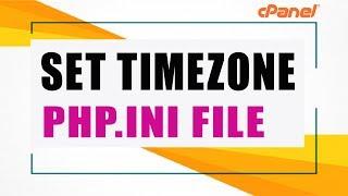 Change/Set Default Server TimeZone [php.ini File]