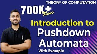 Lec-50: What is Pushdown Automata in TOC | Definition & Explanation in Hindi